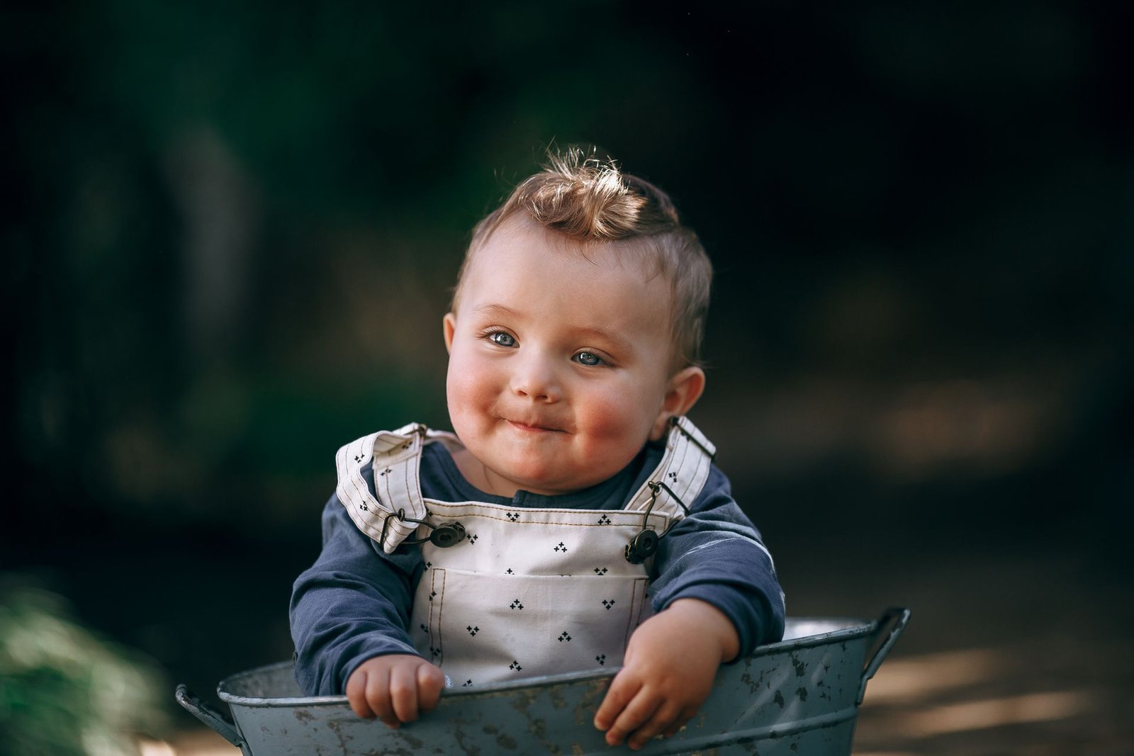 Bebê sorridente — o sonho da parentalidade realizado